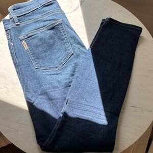 PAIGE Dark Blue Women's Hoxton Ankle Skinny Jeans